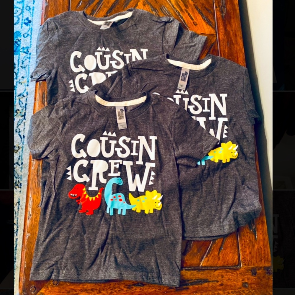 NWOT COUSIN CREW matching set 5T/3T/2T
